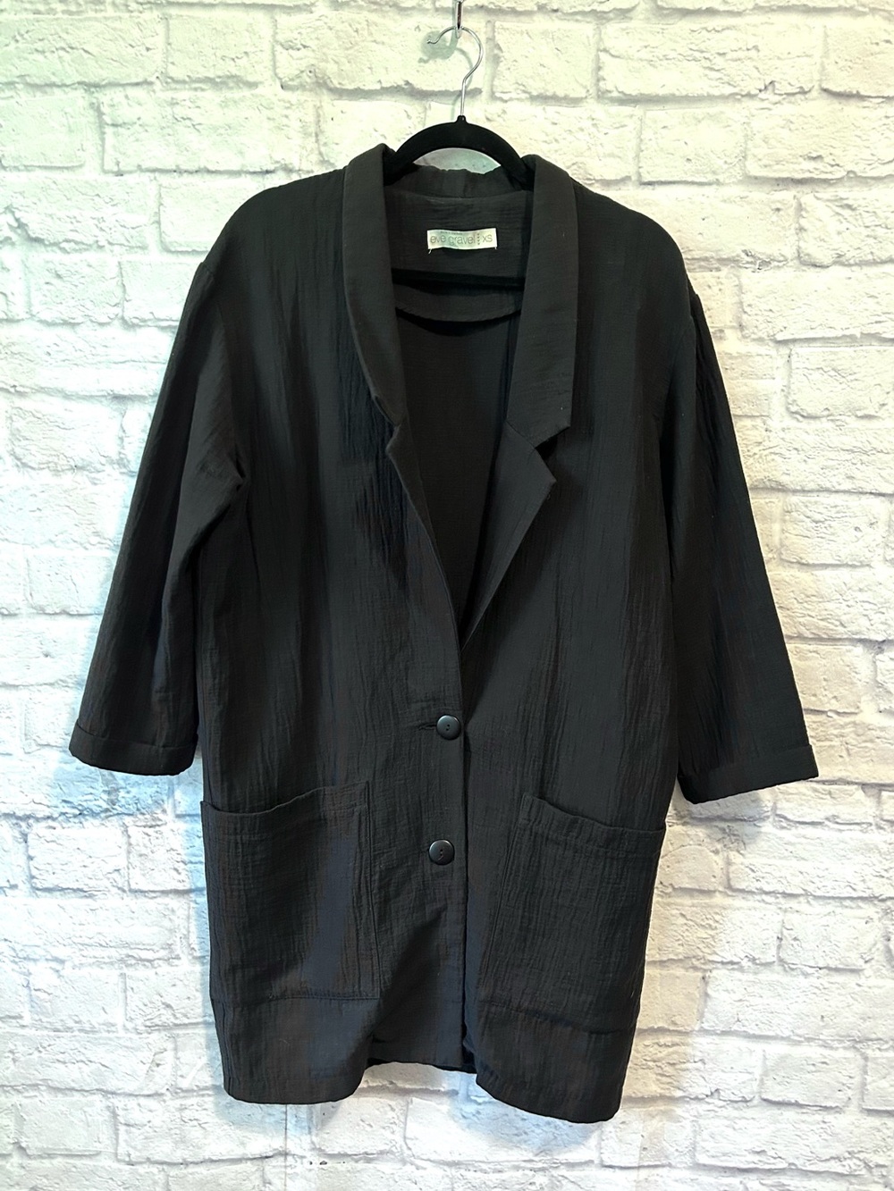 Eve Gravel Blazer, black, size extra small - Picture 2 of 7